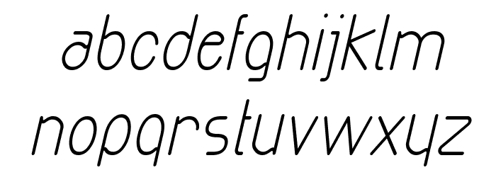 Exacta Bold Italic Font LOWERCASE