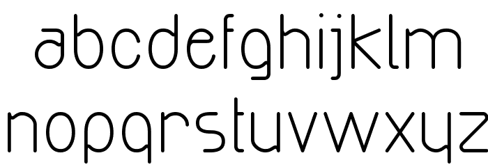 Exacta Bold Font LOWERCASE