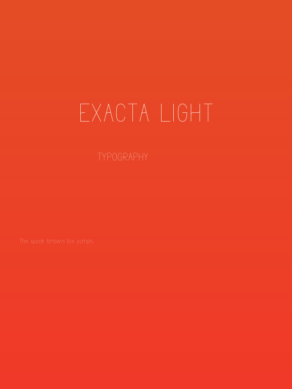 Exacta Light Poster