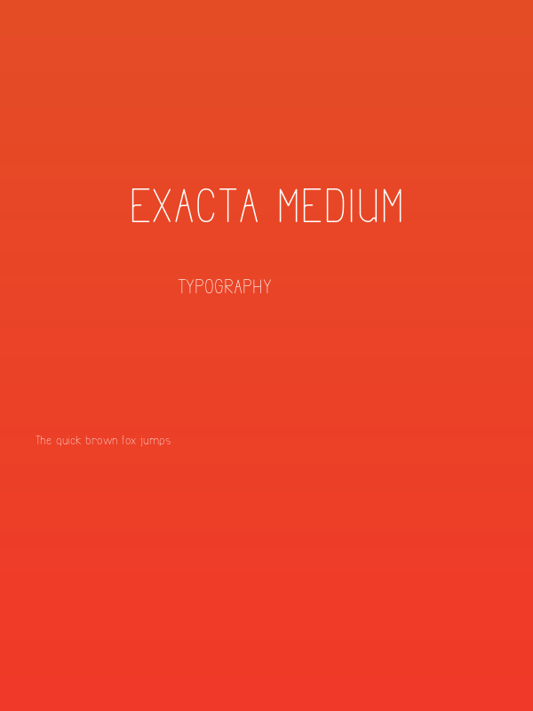 Exacta Medium Poster
