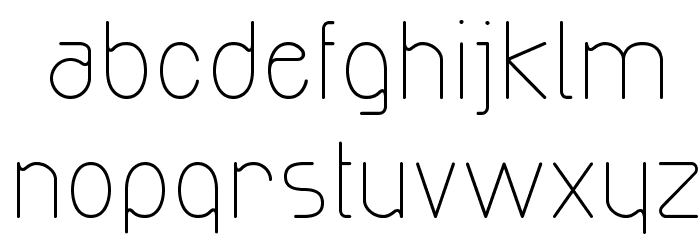 Exacta Medium Font LOWERCASE