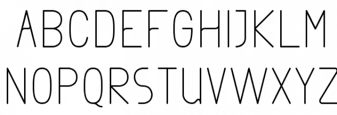 Exacta Medium Schriftart Groß