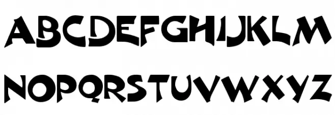 Excalibur Logotype Normal Caratteri MAIUSCOLE