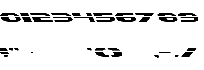 Excelerate Left Font OTHER CHARS