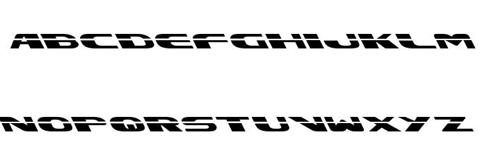 Excelerate Left Font LOWERCASE