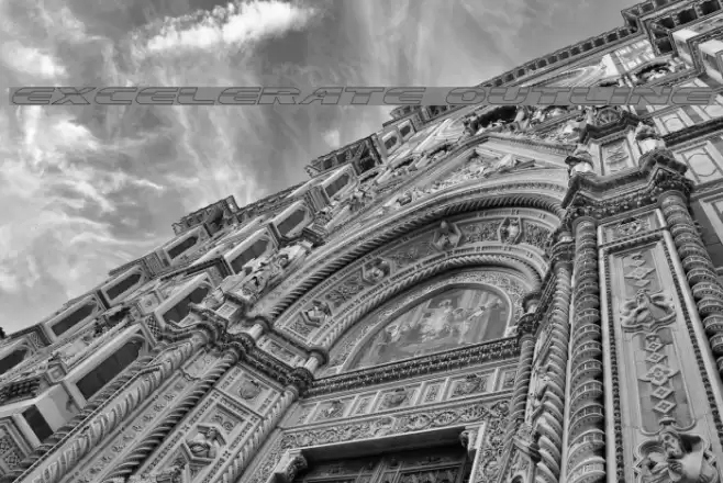 Excelerate Outline خط examples