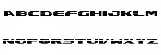 Excelerate Straight Шрифта ВЕРХНИЙ