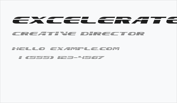 Excelerate Business Card