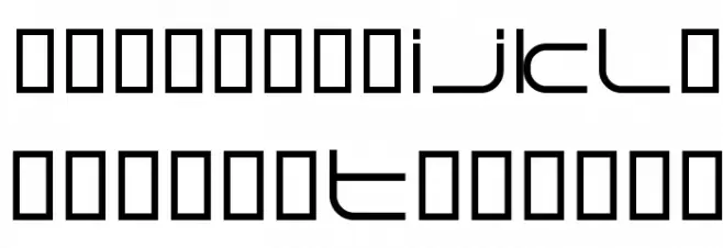 Excellence LightExtended フォント 大文字