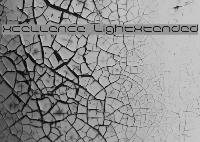 Excellence LightExtended Font examples