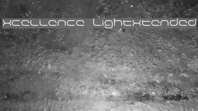 Excellence LightExtended Font examples