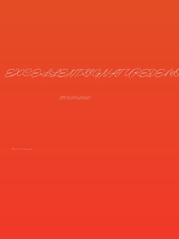 ExcellentSignatureDemo Poster