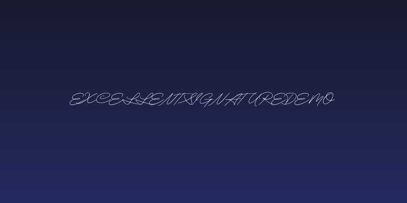 ExcellentSignatureDemo Social Header