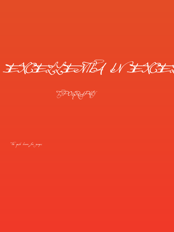 Excellentia in excelsis Poster