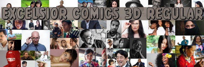 Excelsior Comics 3D Regular Font examples