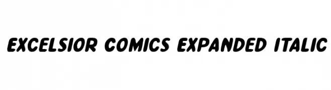 Excelsior Comics Expanded Italic  Frei Schriftart Herunterladen
