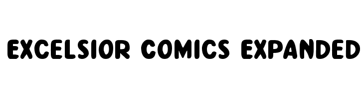 Excelsior Comics Expanded Font