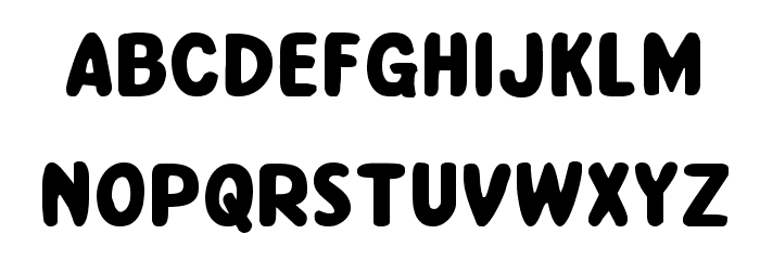 Excelsior Comics Expanded Font LOWERCASE
