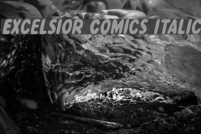 Excelsior Comics Italic Font examples