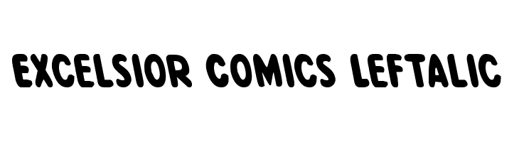 Excelsior Comics Leftalic Font