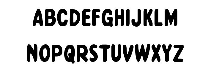 Excelsior Comics Regular Font LOWERCASE