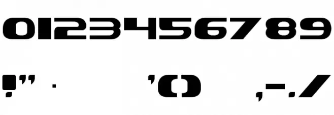 Excelsior Font OTHER CHARS