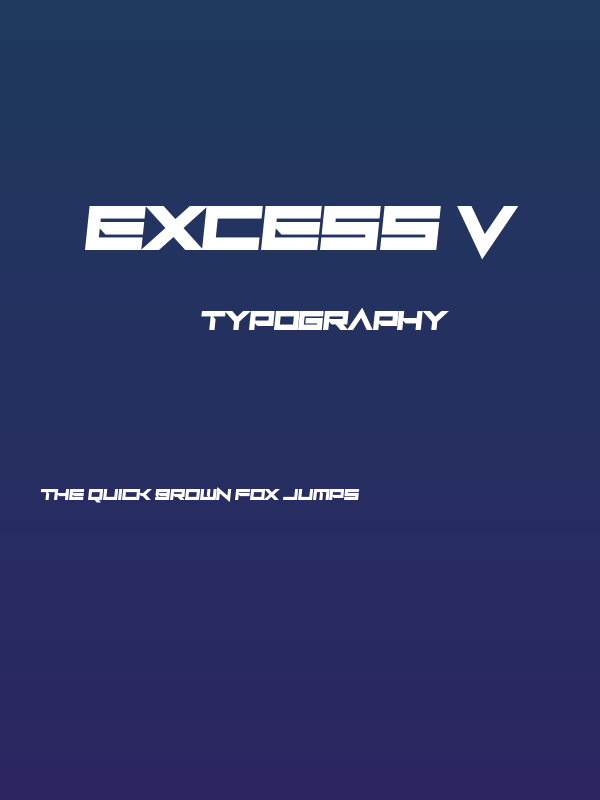 Excess V Poster