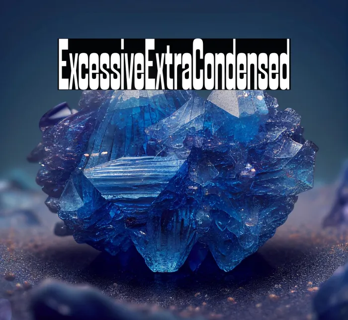 Excessive Extra Condensed Example 1