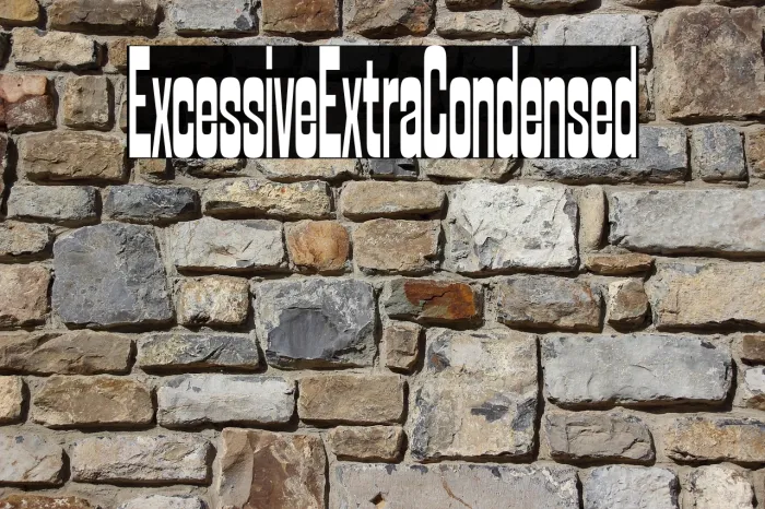 Excessive Extra Condensed Example 2
