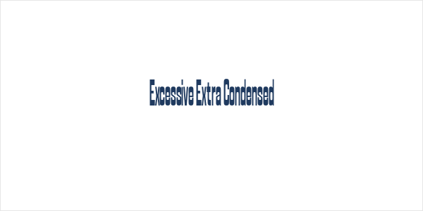 Excessive Extra Condensed Logo