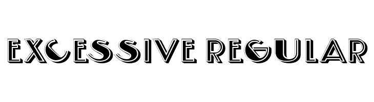 Excessive Regular  font caratteri gratis