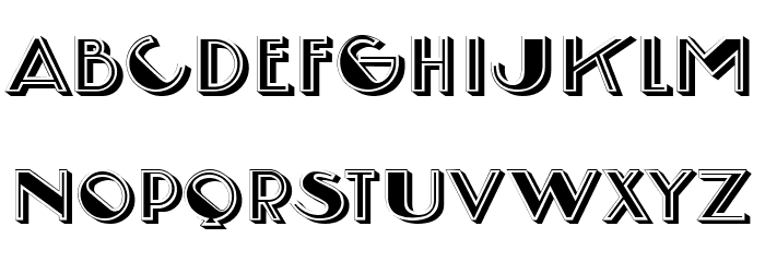 Excessive Regular Font LOWERCASE