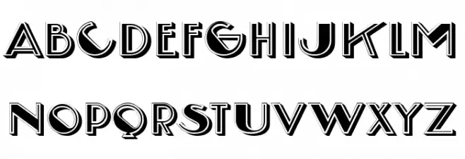 Excessive Regular Font Litere mici