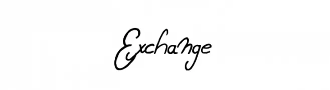Exchange  Frei Schriftart Herunterladen