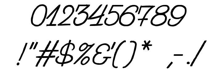 Exchange Font OTHER CHARS