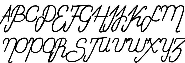 Exchange Font UPPERCASE