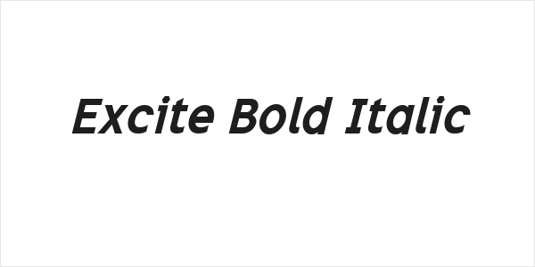 Excite Bold Italic Logo