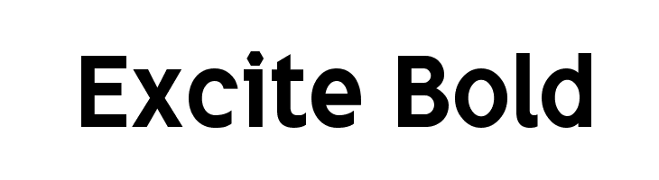 Excite Bold Font