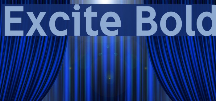 Excite Bold Font examples