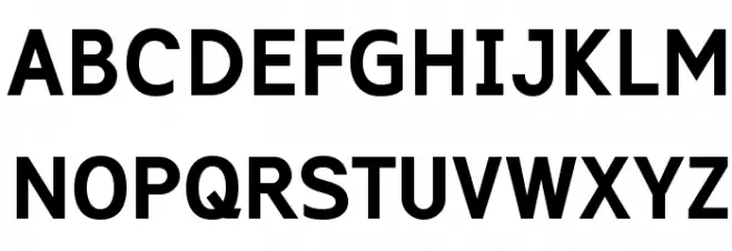ExciteBold Schriftart Groß