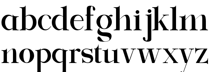 Exclusive Font LOWERCASE