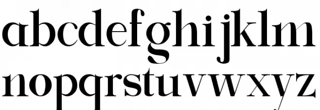 Exclusive Font LOWERCASE