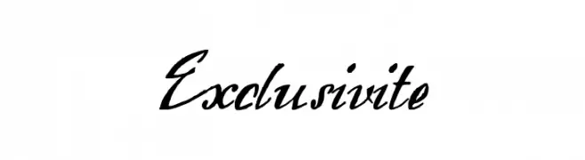 Exclusivite  font caratteri gratis