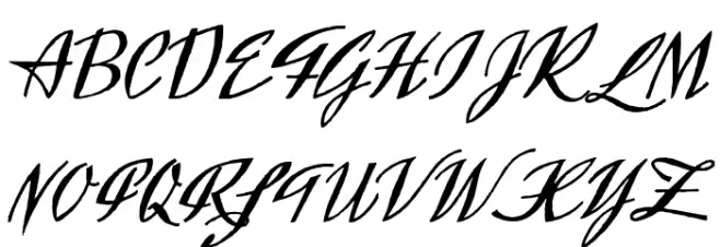 Exclusivite Schriftart Groß