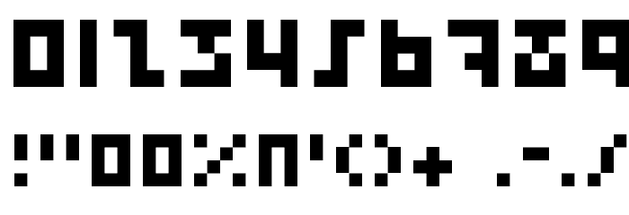 Execute 2000 Font OTHER CHARS