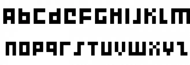 Execute 2000 字体 大写