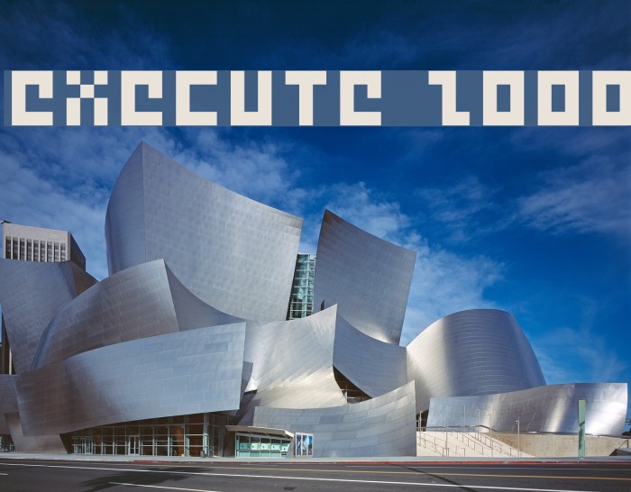Execute 2000 Font examples