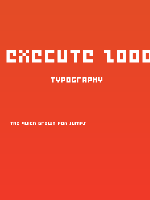 Execute 2000 Poster