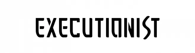 Executionist  नि: शुल्क फ़ॉन्ट्स डाउनलोड