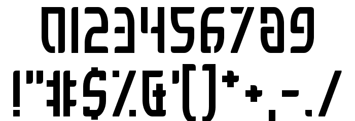 Executionist Font OTHER CHARS